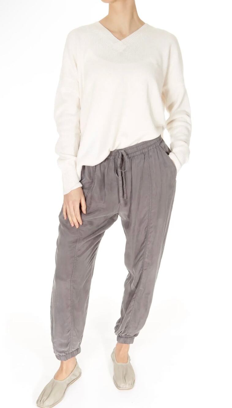 Johnny Was Plus Libby Cloudburst Jogger Pants Storm Grey Size XXL